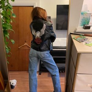 SOLDVintage Leather Harley Davidson Jacket